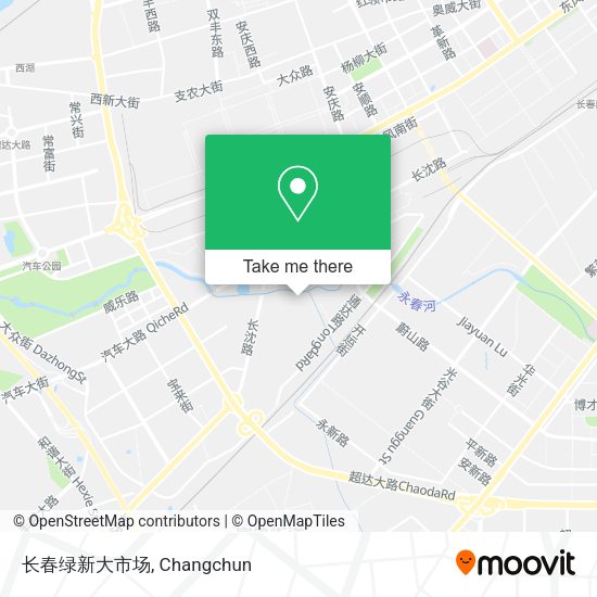 长春绿新大市场 map
