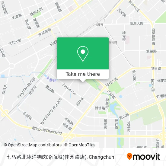 七马路北冰洋狗肉冷面城(佳园路店) map