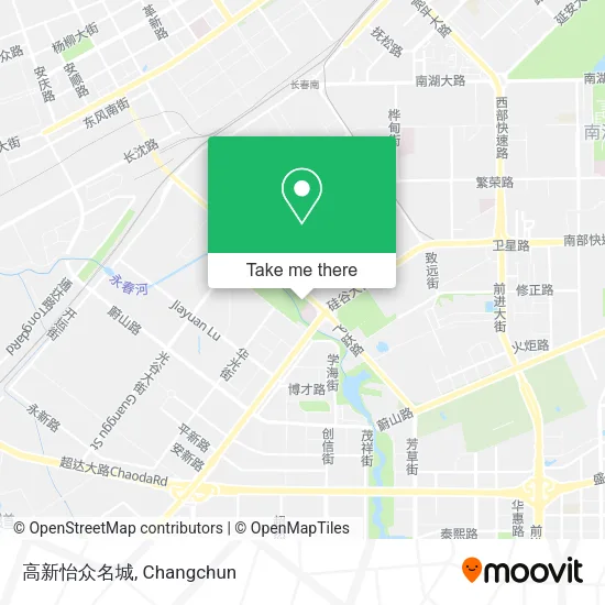 高新怡众名城 map