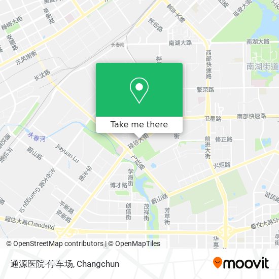 通源医院-停车场 map