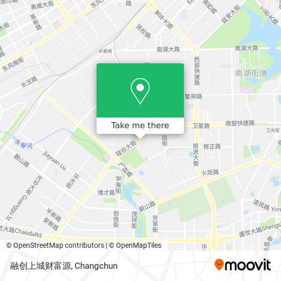 融创上城财富源 map