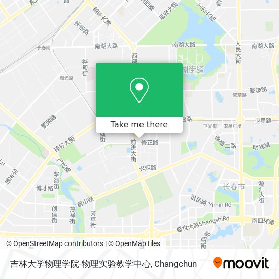 吉林大学物理学院-物理实验教学中心 map