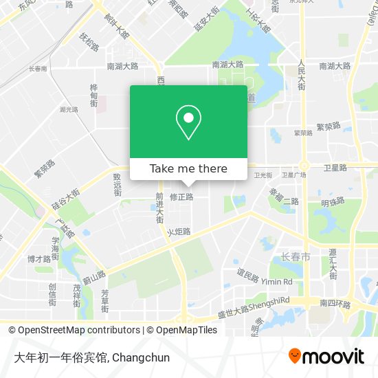 大年初一年俗宾馆 map