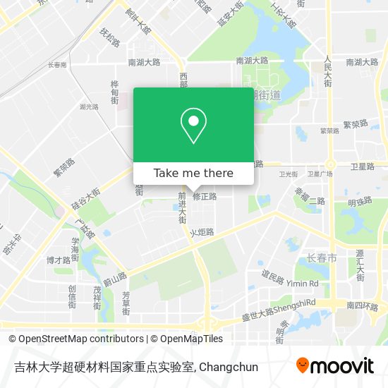 吉林大学超硬材料国家重点实验室 map