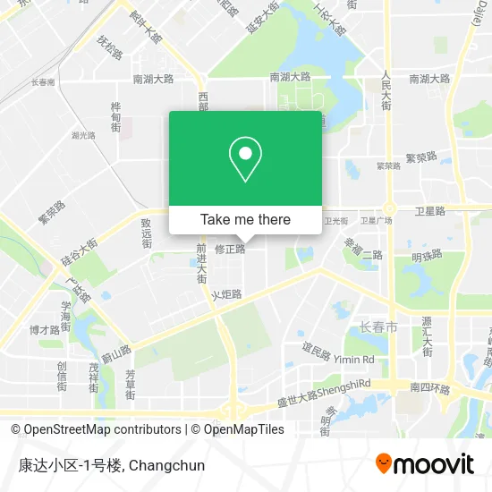 康达小区-1号楼 map