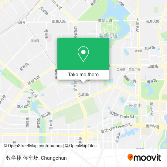 数学楼-停车场 map