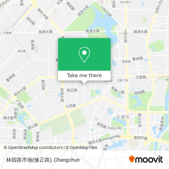 林园路市场(修正路) map