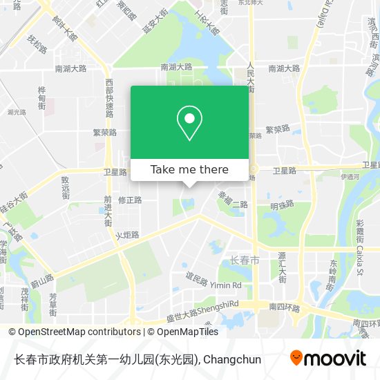 长春市政府机关第一幼儿园(东光园) map