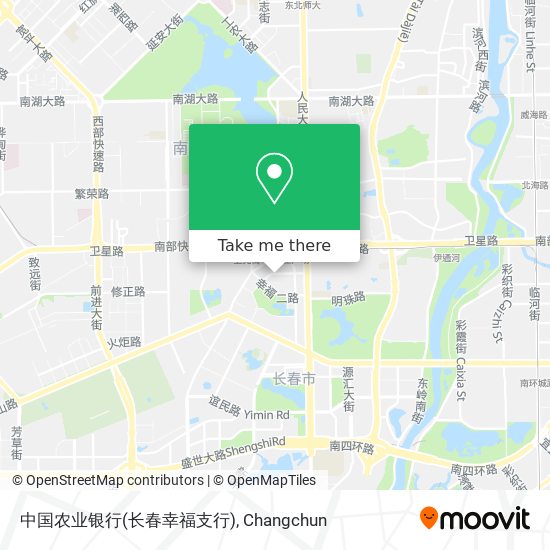 中国农业银行(长春幸福支行) map