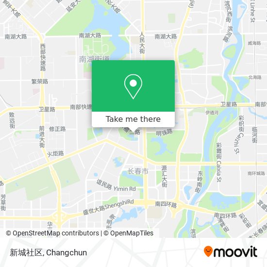 新城社区 map