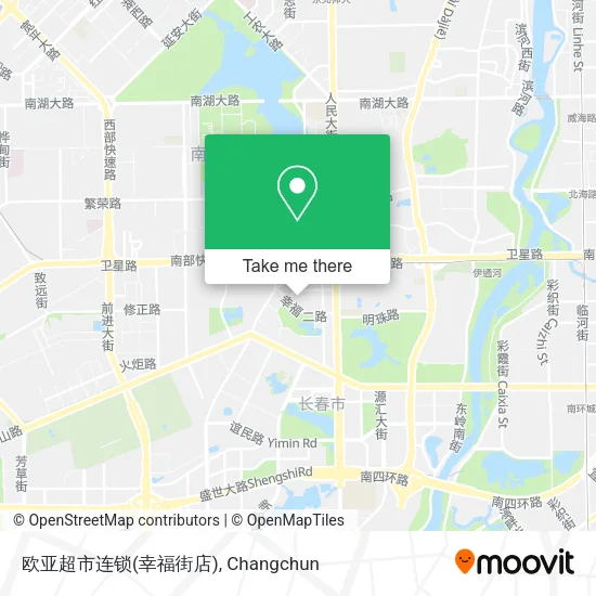 欧亚超市连锁(幸福街店) map