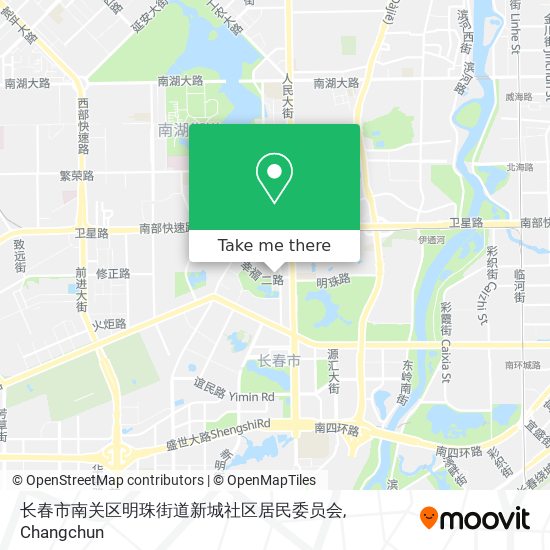 长春市南关区明珠街道新城社区居民委员会 map