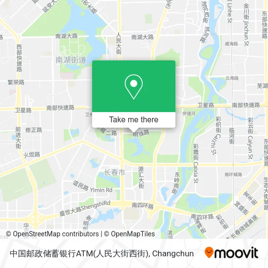 中国邮政储蓄银行ATM(人民大街西街) map