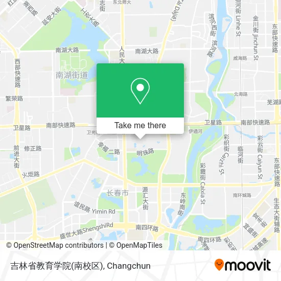 吉林省教育学院(南校区) map