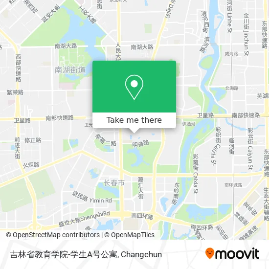 吉林省教育学院-学生A号公寓 map