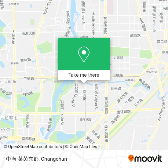 中海·莱茵东郡 map