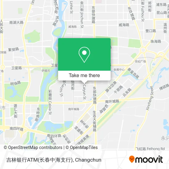 吉林银行ATM(长春中海支行) map