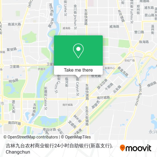 吉林九台农村商业银行24小时自助银行(新嘉支行) map