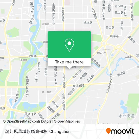 瀚邦凤凰城麒麟庭-8栋 map
