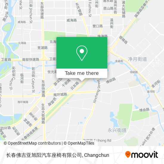 长春佛吉亚旭阳汽车座椅有限公司 map