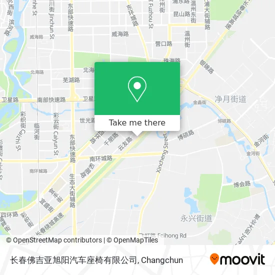 长春佛吉亚旭阳汽车座椅有限公司 map