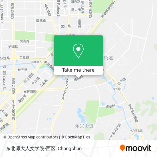 东北师大人文学院-西区 map