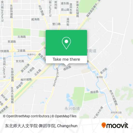 东北师大人文学院-舞蹈学院 map