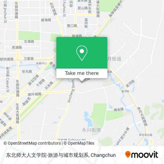 东北师大人文学院-旅游与城市规划系 map
