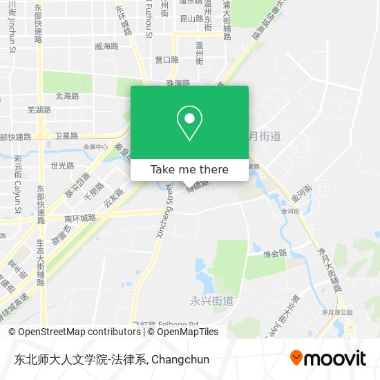 东北师大人文学院-法律系 map
