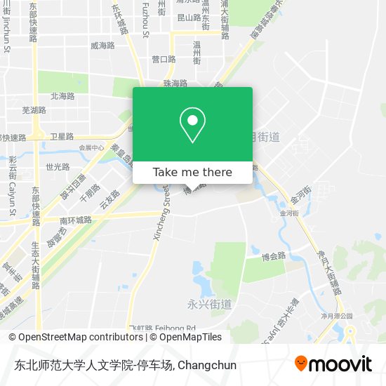 东北师范大学人文学院-停车场 map