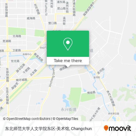 东北师范大学人文学院东区-美术馆 map
