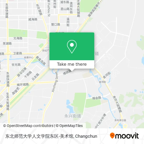 东北师范大学人文学院东区-美术馆 map