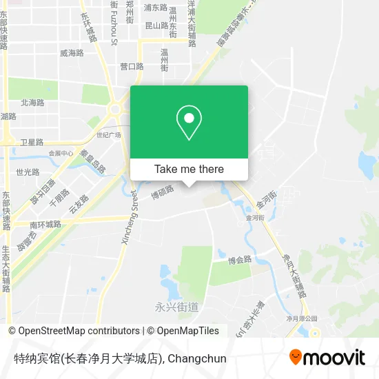 特纳宾馆(长春净月大学城店) map