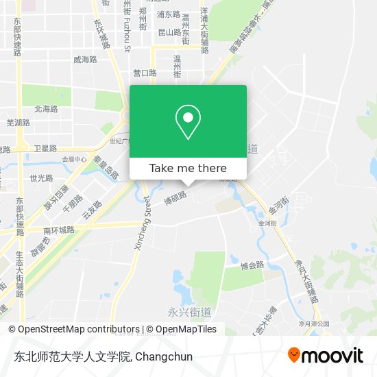 东北师范大学人文学院 map