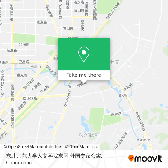 东北师范大学人文学院东区-外国专家公寓 map