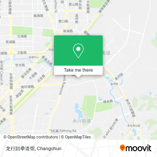 龙行跆拳道馆 map