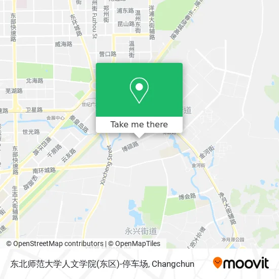 东北师范大学人文学院(东区)-停车场 map