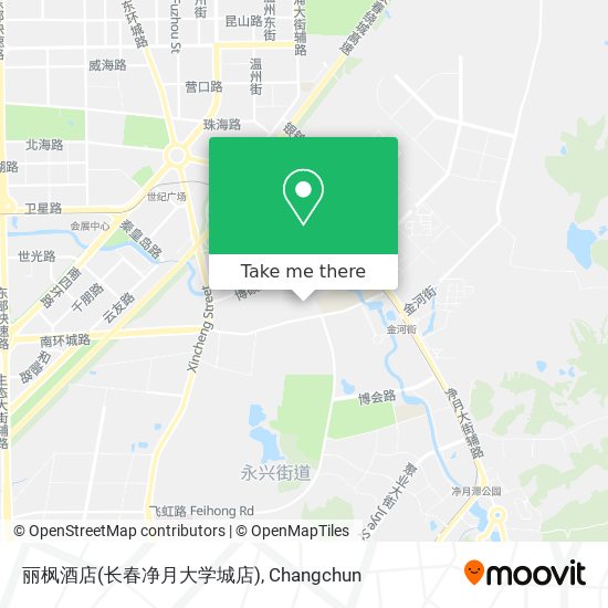 丽枫酒店(长春净月大学城店) map