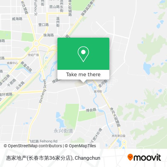 惠家地产(长春市第36家分店) map