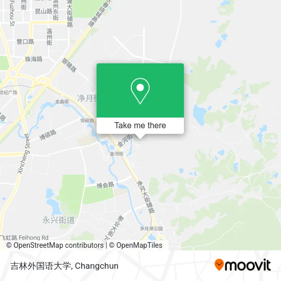 吉林外国语大学 map