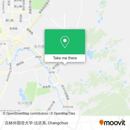 吉林外国语大学-法语系 map