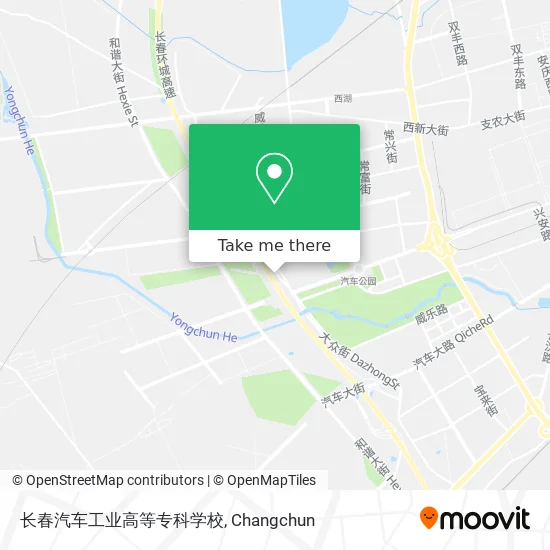 长春汽车工业高等专科学校 map