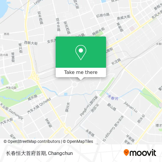 长春恒大首府首期 map