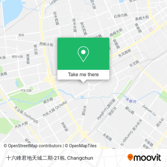 十六峰君地天城二期-21栋 map