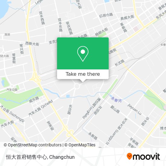 恒大首府销售中心 map