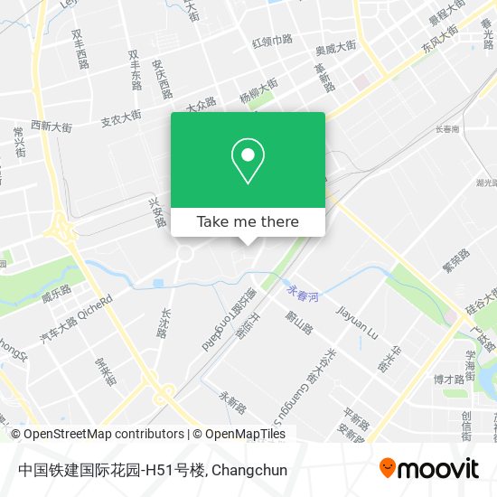 中国铁建国际花园-H51号楼 map