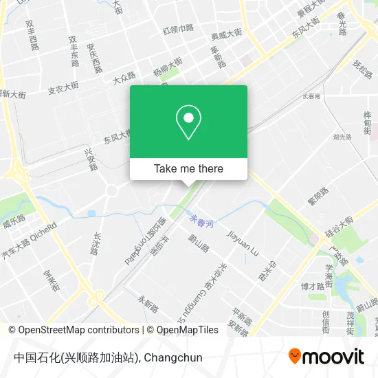 中国石化(兴顺路加油站) map