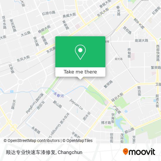 顺达专业快速车漆修复 map