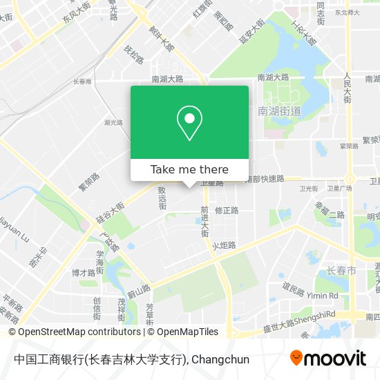 中国工商银行(长春吉林大学支行) map