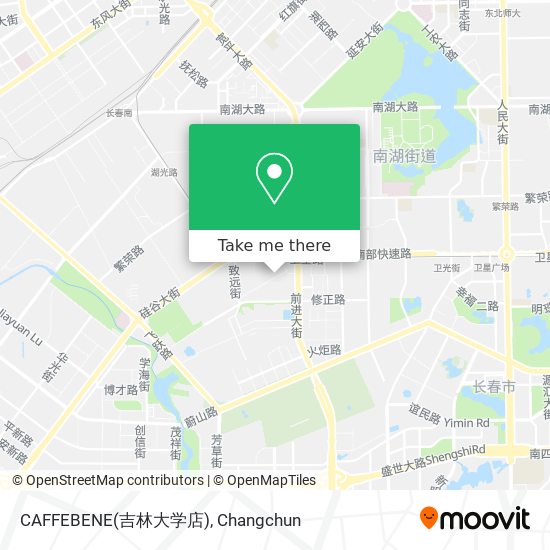 CAFFEBENE(吉林大学店) map